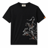 Black Graphic T-Shirt – Horse Art Statement Tee