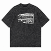 Acid Wash Graphic T-Shirt – X Statement Print