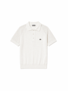 Dior Knit Polo Shirt – Premium White Minimal Design