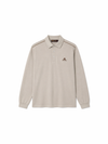 Loro Piana Knit Polo Shirt – Premium Beige Long Sleeve Luxury Fit