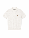 Dolce & Gabbana Jacquard Polo Shirt – White Premium Luxury Fit