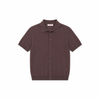 Valentino Knit Polo Shirt – Brown Minimal Luxury Design