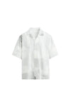Essential White Abstract Shirt – Minimal Luxury Fit