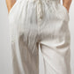 Relaxed Pants – Textured Drawstring Fit