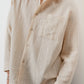 Light Yellow Textured Shirt – Relaxed Summer Fit