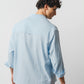 Light Yellow Textured Shirt – Relaxed Summer Fit