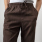 Relaxed Pants – Textured Drawstring Fit
