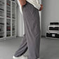 Wide-Leg Pants – Relaxed Drawstring Fit