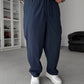 Wide-Leg Pants – Relaxed Drawstring Fit