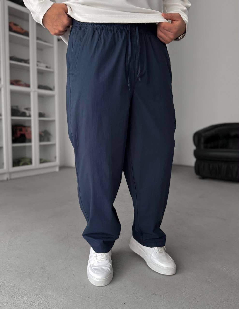 Wide-Leg Pants – Relaxed Drawstring Fit