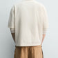 Cream Statement Shirt – Never Settle Embroidered Detail