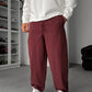 Wide-Leg Pants – Relaxed Drawstring Fit