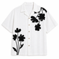 White Floral Statement Shirt – Relaxed Summer Fit