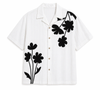 White Floral Statement Shirt – Relaxed Summer Fit