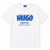 White Graphic T-Shirt – HUGO Creative Print