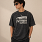 Acid Wash Graphic T-Shirt – X Statement Print