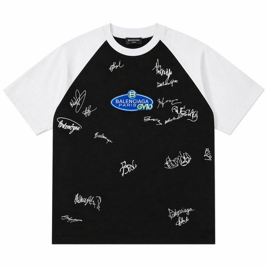 Balenciaga Paris Gym Signature Raglan T-Shirt