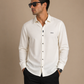 BOSS White Classic Button-Up Shirt – Premium Minimal Fit