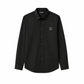 BALMAIN Black Signature Button-Up Shirt – Luxury Minimal Fit