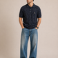 Dolce & Gabbana Jacquard Polo Shirt – Black Premium Luxury Fit