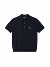Dolce & Gabbana Jacquard Polo Shirt – Black Premium Luxury Fit