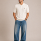 Dolce & Gabbana Jacquard Polo Shirt – White Premium Luxury Fit