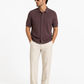 Valentino Knit Polo Shirt – Brown Minimal Luxury Design