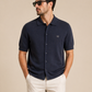 Valentino Knit Polo Shirt – Black Minimal Luxury Design