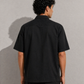 Essential Black Short Sleeve Shirt – Minimal Luxury Fit