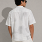 Essential White Abstract Shirt – Minimal Luxury Fit