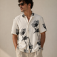 White Floral Embroidered Shirt – Relaxed Summer Fit