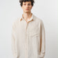 Light Yellow Textured Shirt – Relaxed Summer Fit