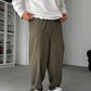 Wide-Leg Pants – Relaxed Drawstring Fit