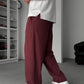 Wide-Leg Pants – Relaxed Drawstring Fit